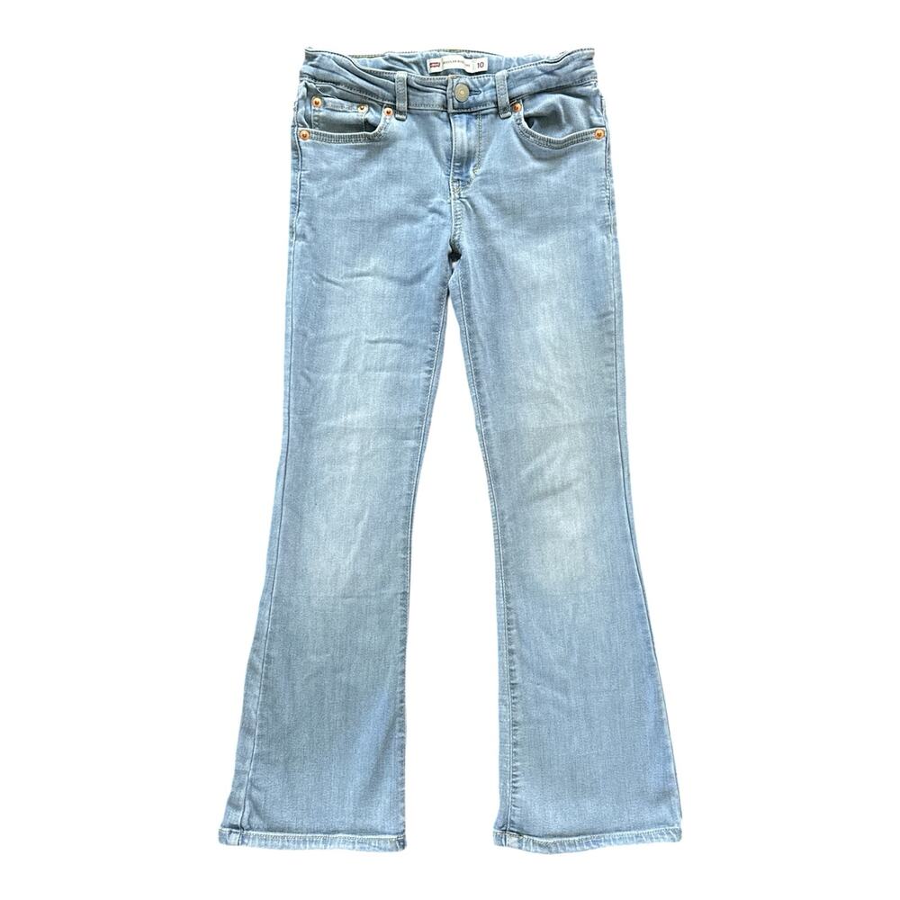 Levi’s Regular Rise Flare Youth Girls Size 10 in Light Wash